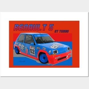 Renault 5 GT Turbo Posters and Art